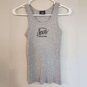 Sailor Jerry Grey Ribbed Tank Top